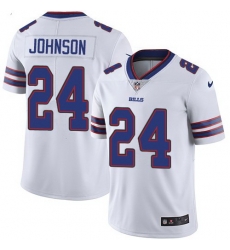 Nike Bills 24 Taron Johnson White Vapor Untouchable Limited Jersey