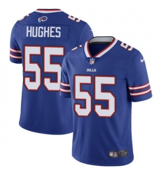 Nike Bills #55 Jerry Hughes Royal Blue Team Color Mens Stitched NFL Vapor Untouchable Limited Jersey