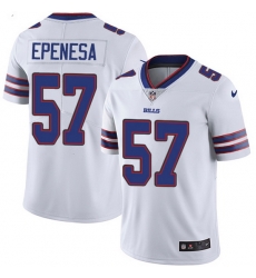 Nike Bills 57 A J  Epenesas White Men Stitched NFL Vapor Untouchable Limited Jersey
