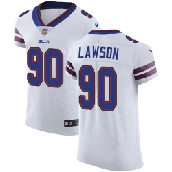 Nike Bills #90 Shaq Lawson White Mens Stitched NFL Vapor Untouchable Elite Jersey