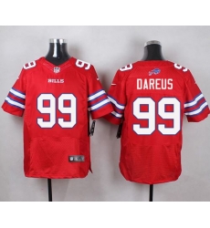 Nike Bills #99 Marcell Dareus Red Mens Stitched NFL Elite Rush Jersey