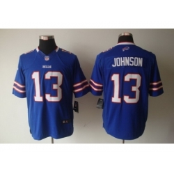 Nike Buffalo Bills 13 Steve Johnson Blue Limited NFL Jersey