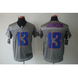 Nike Buffalo Bills 13 Steve Johnson Grey Elite Shadow NFL Jersey