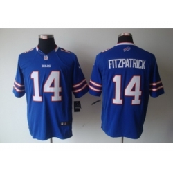 Nike Buffalo Bills 14 Ryan Fitzpatrick Blue Limited NFL Jersey