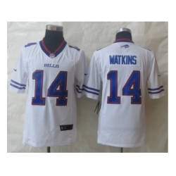 Nike Buffalo Bills 14 Sammy Watkins White Limited NFL Jersey