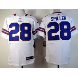 Nike Buffalo Bills 28 C.J. Spiller White Elite NFL Jersey