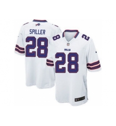 Nike Buffalo Bills 28 C.J. Spiller White Game NFL Jersey