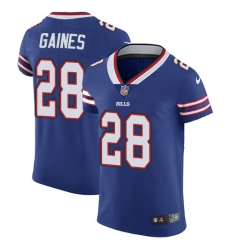 Nike Buffalo Bills 28 E J  Gaines Royal Blue Team Color Men Stitched NFL Vapor Untouchable Elite Jersey