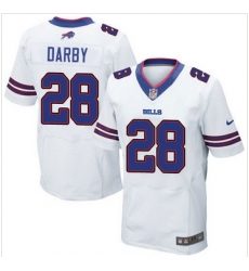 Nike Buffalo Bills #28 Ronald Darby White Mens Stitched NFL New Elite Jersey