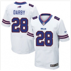 Nike Buffalo Bills #28 Ronald Darby White Mens Stitched NFL New Elite Jersey