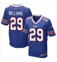 Nike Buffalo Bills #29 Karlos Williams Royal Blue Team Color Mens Stitched NFL New Elite Jersey