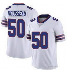 Nike Buffalo Bills 50 Gregory Rousseau White Vapor Limited Men Jersey