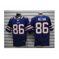 Nike Buffalo Bills 86 David Nelson Blue Elite NFL Jersey
