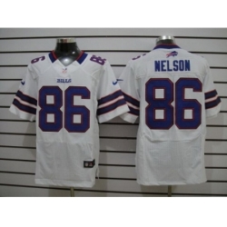 Nike Buffalo Bills 86 David Nelson white Elite NFL Jersey