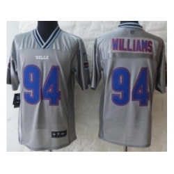 Nike Buffalo Bills 94 Mario Williams Grey Elite Vapor NFL Jersey