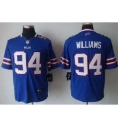 Nike Buffalo Bills 94 Williams Blue Limited NFL Jersey