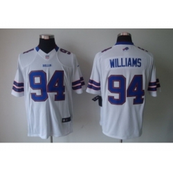 Nike Buffalo Bills 94 Williams White Limited NFL Jersey