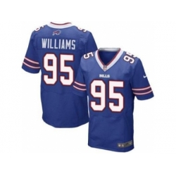 Nike Buffalo Bills 95 Kyle Williams Blue Elite NFL Jersey