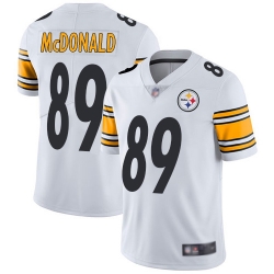 Steelers 89 Vance McDonald White Men Stitched Football Vapor Untouchable Limited