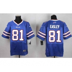 nike nfl jerseys buffalo bills 81 easley blue[Elite][easley]