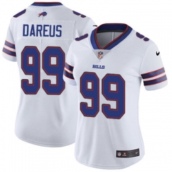 Nike Bills #99 Marcell Dareus White Womens Stitched NFL Vapor Untouchable Limited Jersey