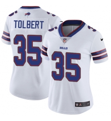 Women NFL Buffalo Bills Nike 35 Mike Tolbert White Jersey