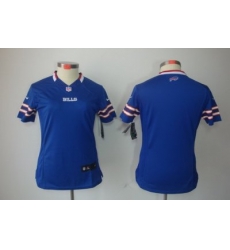 Women Nike Buffalo Bills Blank Blue Color Limited Jerseys
