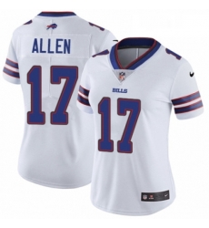 Womens Nike Buffalo Bills 17 Josh Allen White Vapor Untouchable Limited Player NFL Jersey