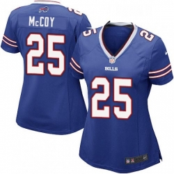Womens Nike Buffalo Bills 25 LeSean McCoy Game Royal Blue Team Color NFL Jersey