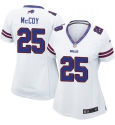 Womens Nike Buffalo Bills 25 LeSean McCoy Game White NFL Jersey
