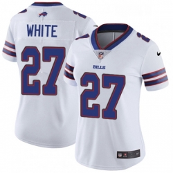 Womens Nike Buffalo Bills 27 TreDavious White Elite White NFL Jersey