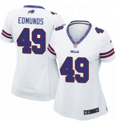 Womens Nike Buffalo Bills 49 Tremaine Edmunds Game White NFL Jersey