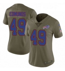 Womens Nike Buffalo Bills 49 Tremaine Edmunds Limited Olive 2017 Salute to Service NFL Jersey