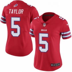 Womens Nike Buffalo Bills 5 Tyrod Taylor Elite Red Rush Vapor Untouchable NFL Jersey