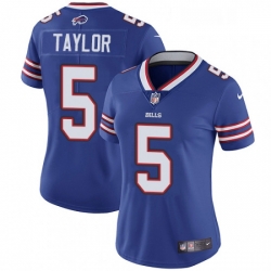Womens Nike Buffalo Bills 5 Tyrod Taylor Elite Royal Blue Team Color NFL Jersey