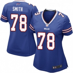 Womens Nike Buffalo Bills 78 Bruce Smith Game Royal Blue Team Color NFL Jersey