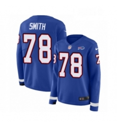 Womens Nike Buffalo Bills 78 Bruce Smith Limited Royal Blue Therma Long Sleeve NFL Jersey