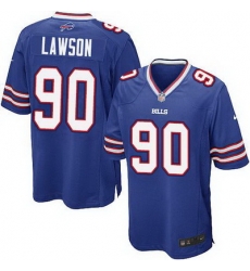 Nike Bills #90 Shaq Lawson Royal Blue Team Color Youth Stitched NFL New Elite Jersey