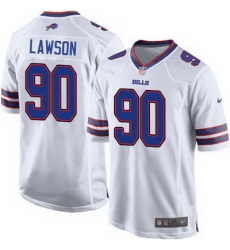 Nike Bills #90 Shaq Lawson White Youth Stitched NFL New Elite Jersey