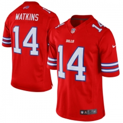 Nike Buffalo Bills #14 Sammy Watkins Red Youth Stitched NFL Elite Rush Jersey