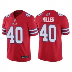 Youth Buffalo Bills 40 Von Miller Red Vapor Untouchable Limited Stitched Jersey