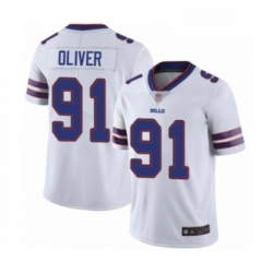 Youth Buffalo Bills 91 Ed Oliver White Vapor Untouchable Limited Player Football Jersey
