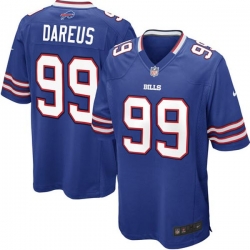 Youth Buffalo Bills Marcell Dareus Nike Royal Blue Team Color Game Jersey