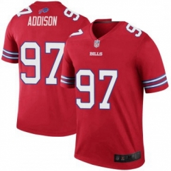 Youth Buffalo Bills Mario Addison Red Legend Color Rush Jersey By Nike