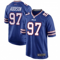 Youth Buffalo Bills Mario Addison Royal Blue Game Team Color Jersey By Nike