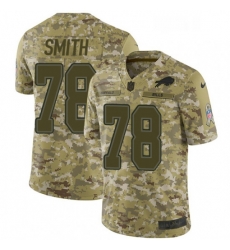 Youth Nike Buffalo Bills 78 Bruce Smith Limited Camo 2018 Salute to Service NFL Jersey
