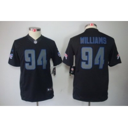 Youth Nike Buffalo Bills #94 Mario Williams Black Impact Limited Jerseys