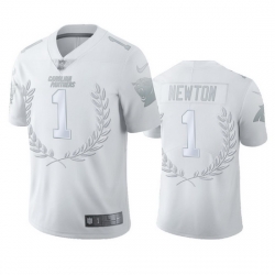 Carolina Panthers 1 Cam Newton Men 27 Nike Platinum NFL MVP Limited Edition Jersey