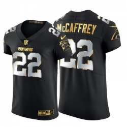 Carolina Panthers 22 Christian McCaffrey Men Nike Black Edition Vapor Untouchable Elite NFL Jersey