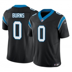 Men Carolina Panthers 0 Brian Burns Black 2023 F U S E  Vapor Untouchable Stitched Football Jersey